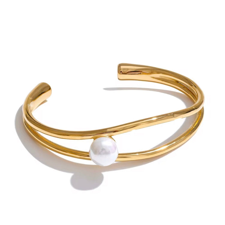 Mae Pearl Bangle Bracelet XMTX Collections