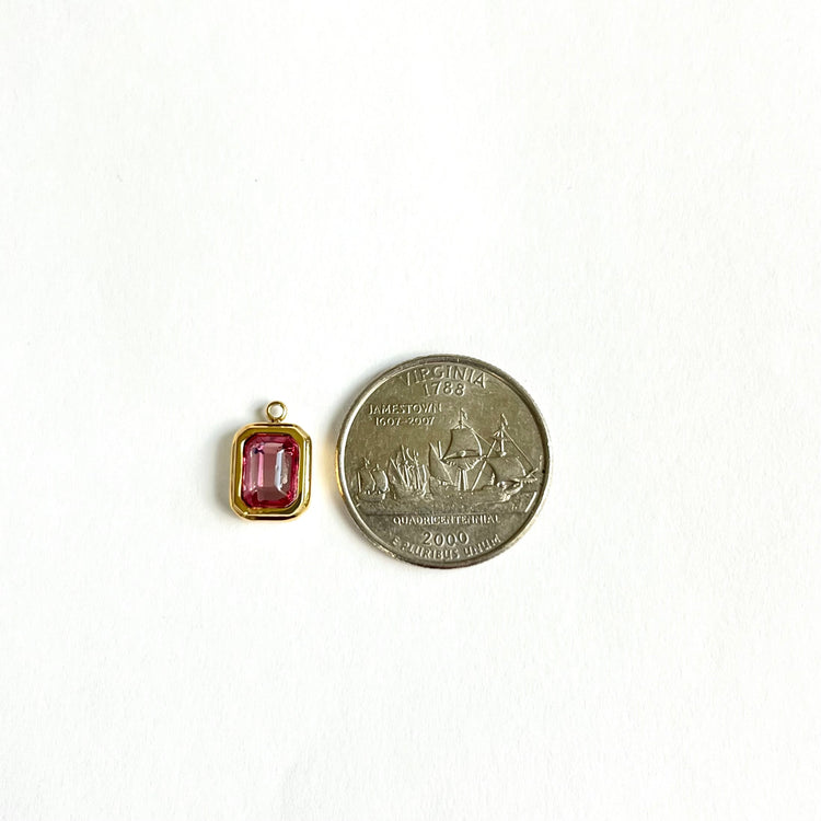 Pink Rhinestone Charm XMTX Collections