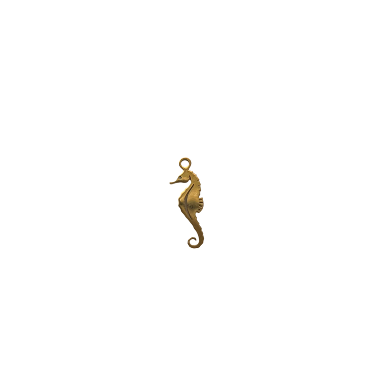 Gold Seahorse Charm XMTX Collections