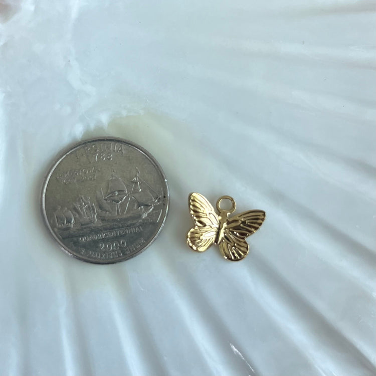 Gold Butterfly Charm XMTX Collections