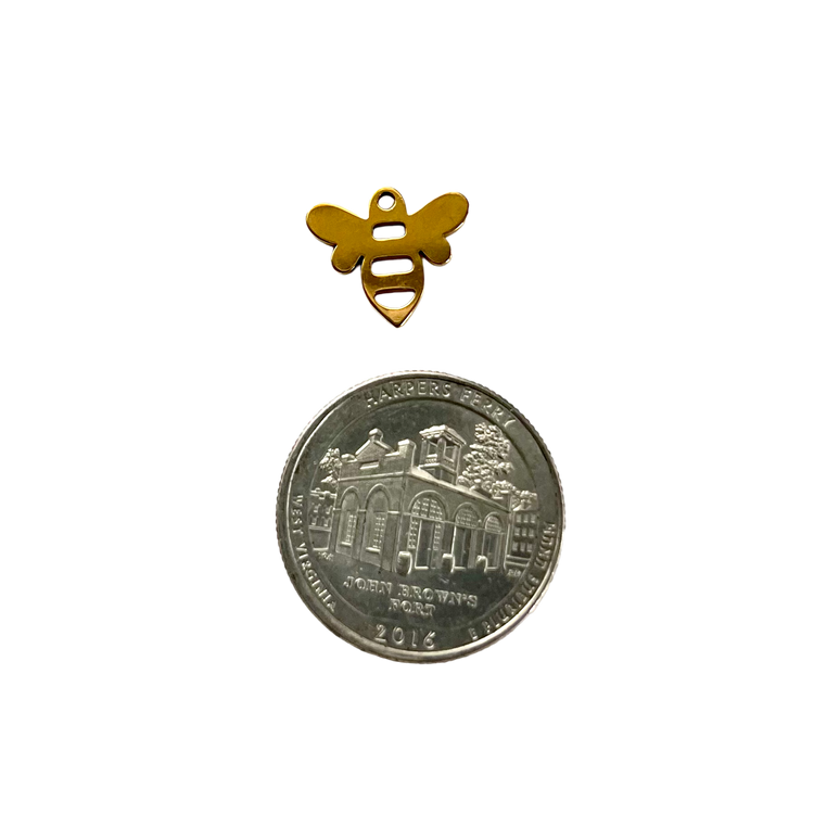 Gold Bumble Bee Charm XMTX Collections