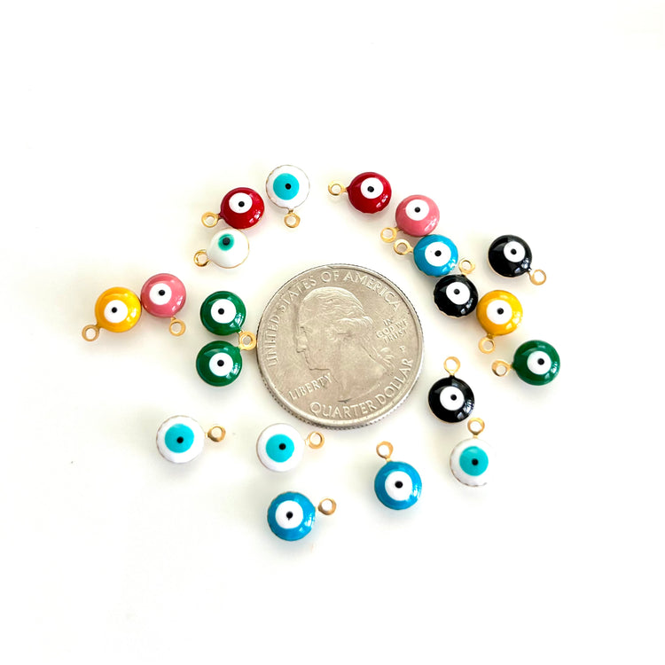 Gold Evil Eye Charm XMTX Collections