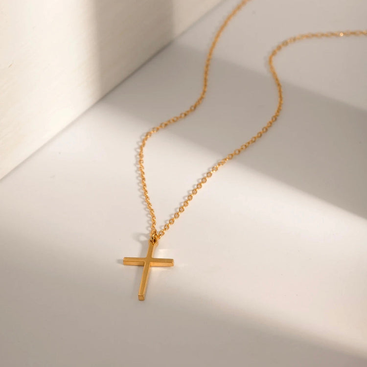 Minimalistic Cross Necklace XMTX Collections