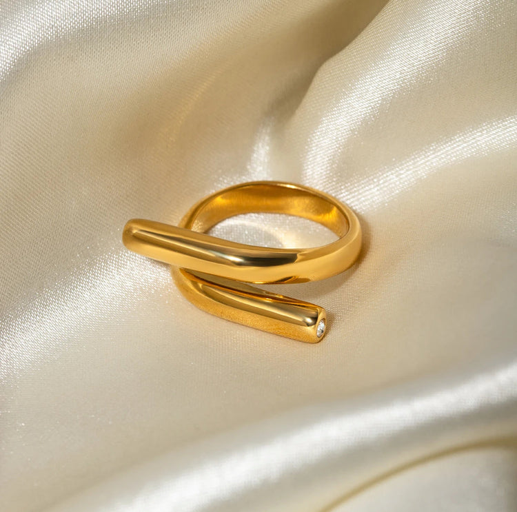 Sage Bent Open Ring XMTX Collections