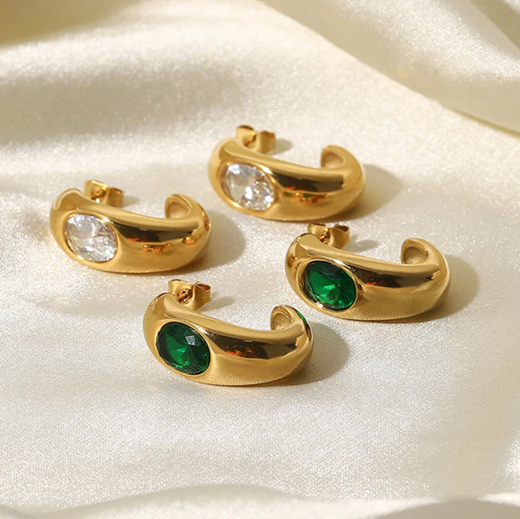 Alexa Hoop Earrings XMTX Collections