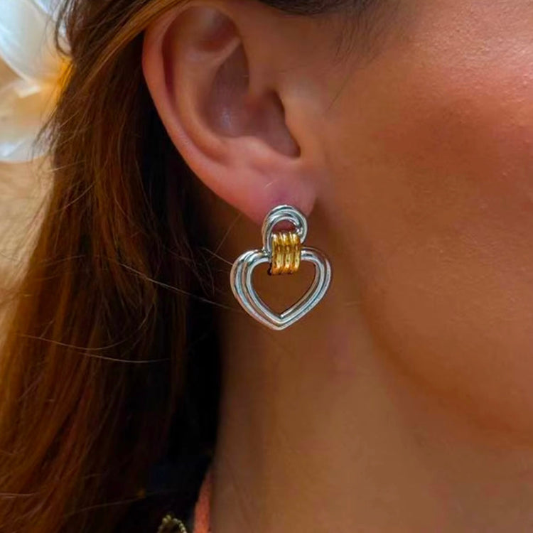Zoey Heart Earrings XMTX Collections