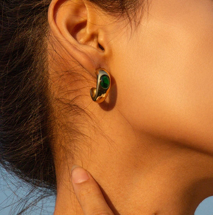 Alexa Hoop Earrings XMTX Collections