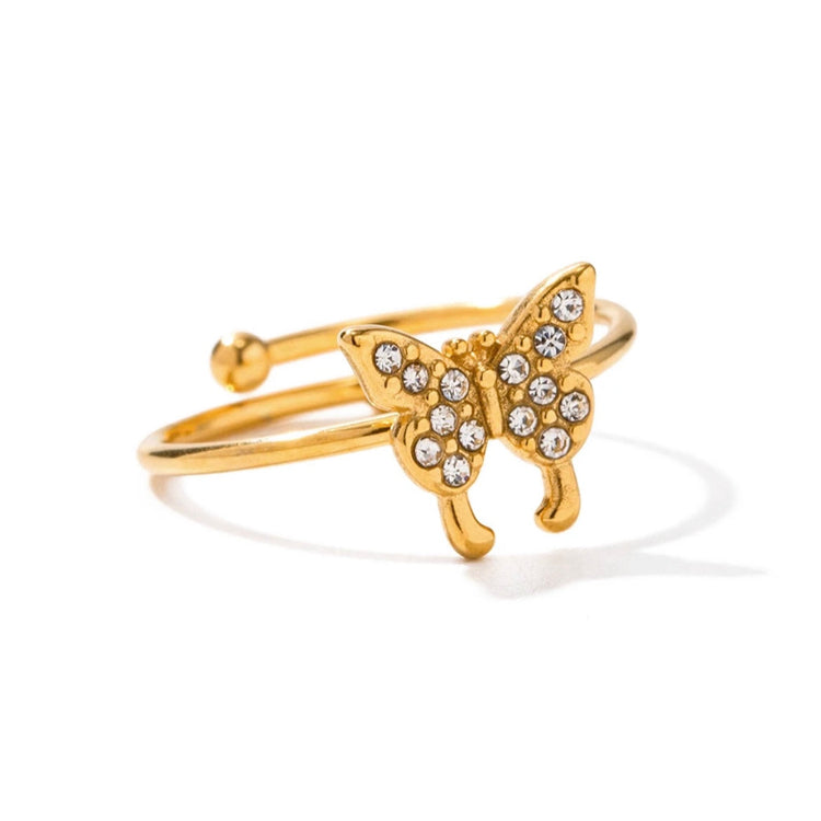 Chloe Open Butterfly Ring XMTX Collections