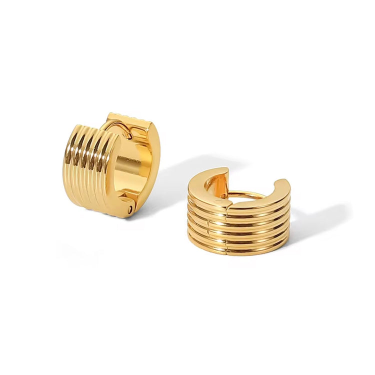 These Nova Wide Hoop Earrings are the perfect accessory for every day wear. Their simple design adds a touch of elegance to any outfit, making you feel confident and stylish. Complete your look with these versatile and timeless earrings!
Made to last!
Tarnish and Water Resistant, Beach & Shower friendly, Hypoallergenic
.5&