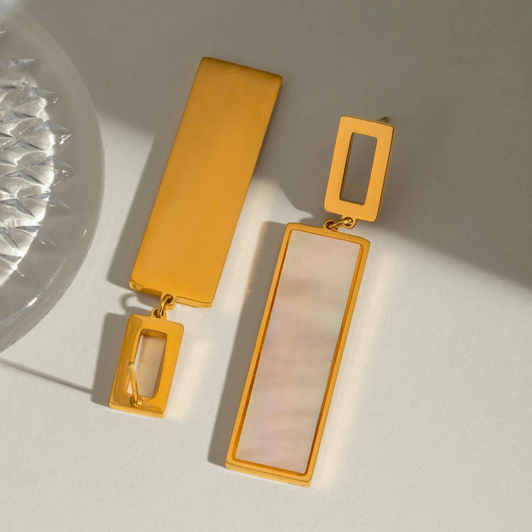 Naomi Rectangle Earrings XMTX Collections