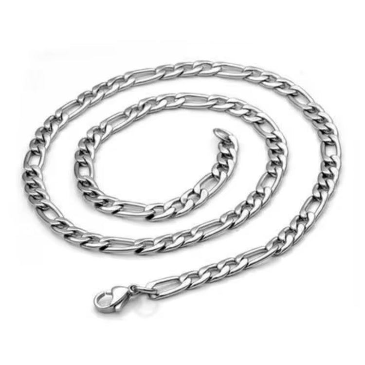 As a timeless accessory, our Unisex Figaro Chain Necklace offers both style and durability. With sturdy craftsmanship, this necklace is perfect for everyday wear and can be paired with any outfit. Its classic design makes it a versatile piece that will never go out of fashion.
Made to last!
Tarnish and Water Resistant, Hypoallergenic, Beach, Shower Friendly
22" inches long No ext
24" inches long NO ext
Closure :Lobster Clasp
18k Gold Plated over 316L Stainless Steel base.