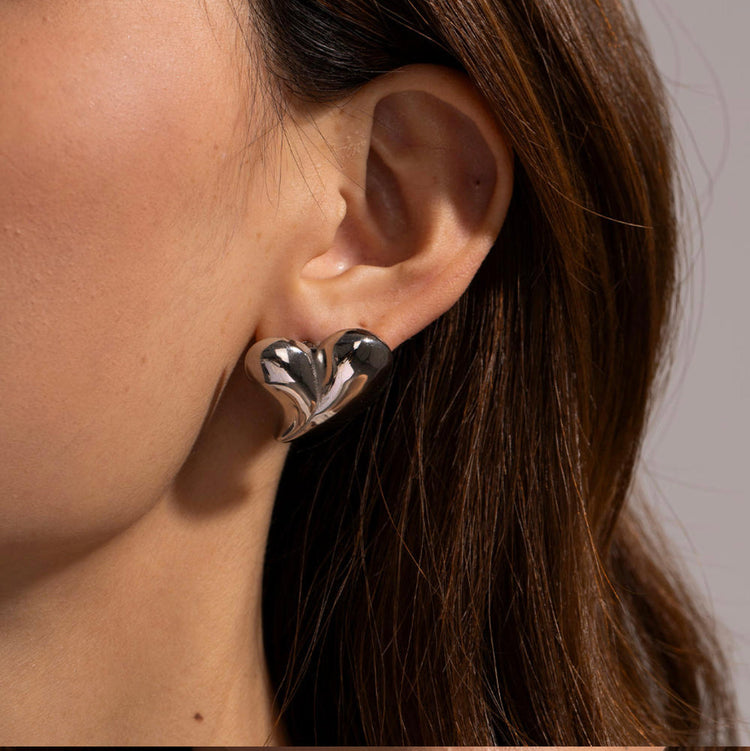 Harper Heart Earrings XMTX Collections