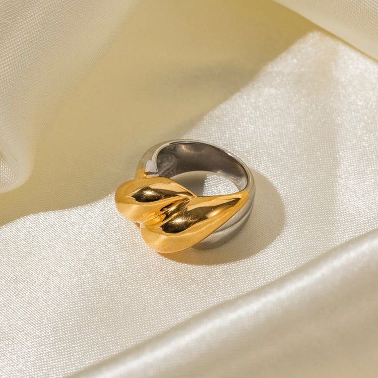 Dual Color Chunky Ring XMTX Collections