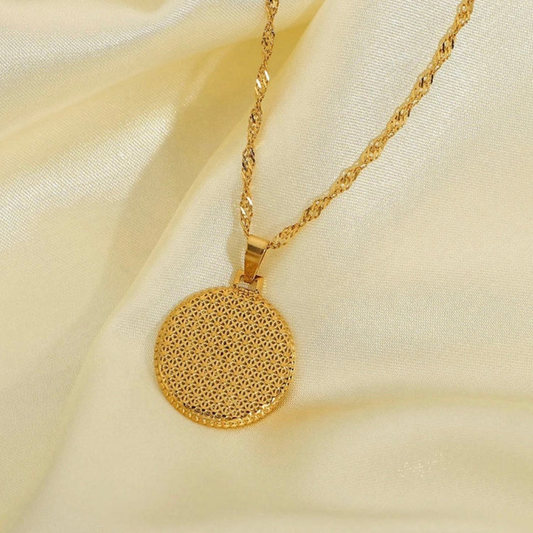 Eight Point Star Coin Necklace XMTX Collections