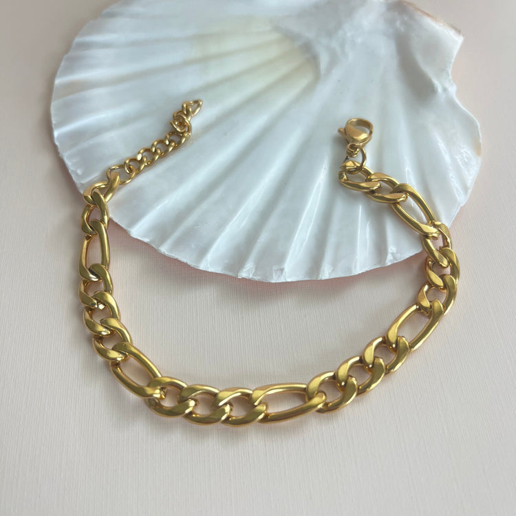 Figaro Chain Bracelet XMTX Collections