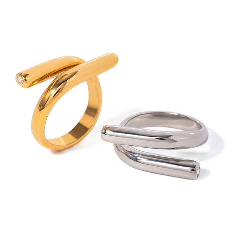 Sage Bent Open Ring XMTX Collections