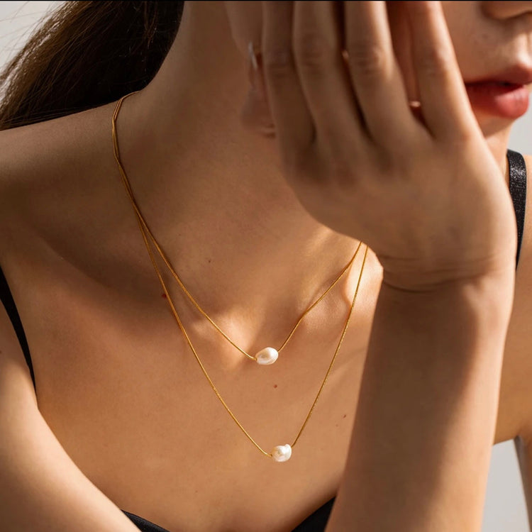 Serenity Double Necklace XMTX Collections