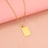 Gold Rectangle Blank XMTX Collections