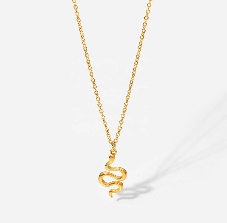 Snake Pendant Necklace XMTX Collections