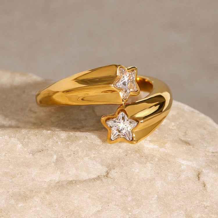 Two Stars Open Ring XMTX Collections
