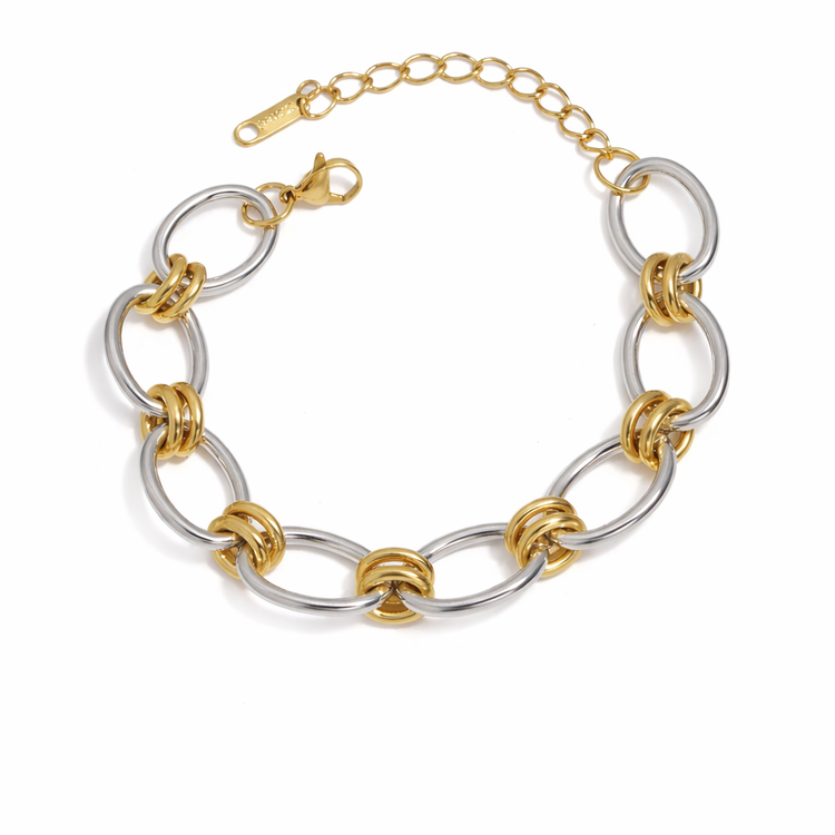 Tessa Two-Tone Link Bracelet XMTX Collections