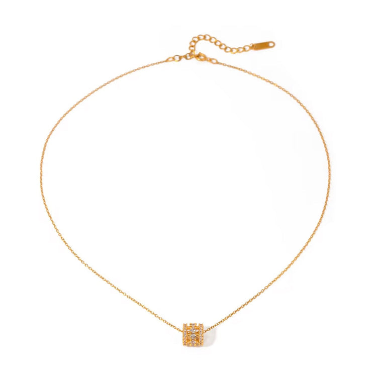 Bella Rhinestone Bead Necklace XMTX Collections