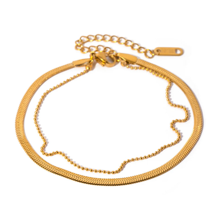 Tina Double Anklet XMTX Collections