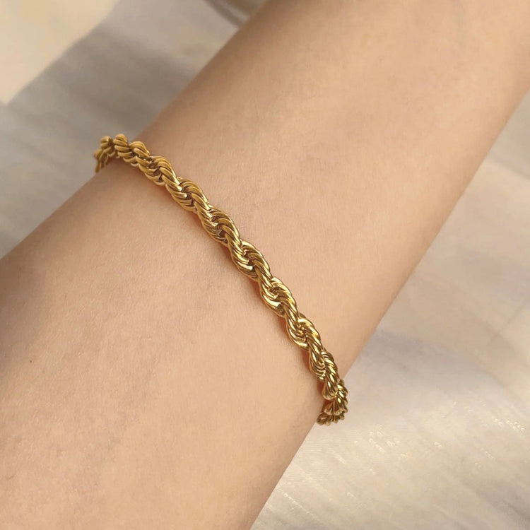 Twisted Rope Chain Bracelet XMTX Collections