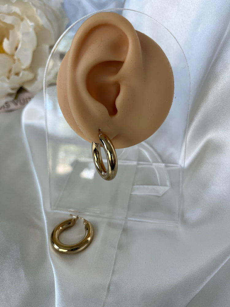 Taylor Chunky Hoop Earrings XMTX Collections