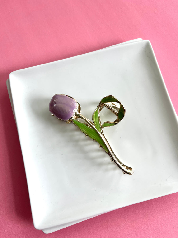 Spring Vibes Tulip 🌷 Large Hair Claw Clip XMTX Collections