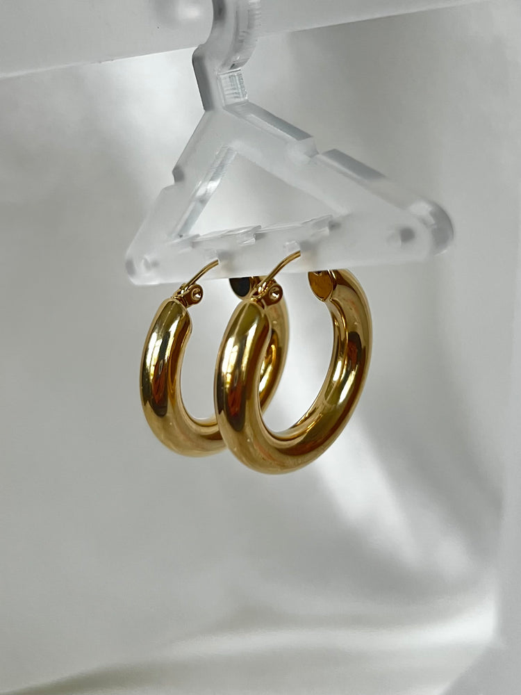 Taylor Chunky Hoop Earrings XMTX Collections