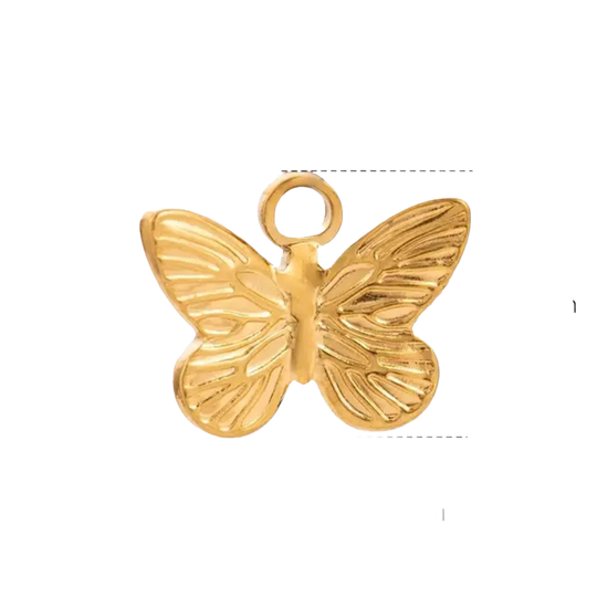 Gold Butterfly  Charm XMTX Collections