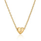 Heart Initial Necklace XMTX Collections