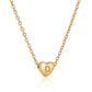 Heart Initial Necklace XMTX Collections