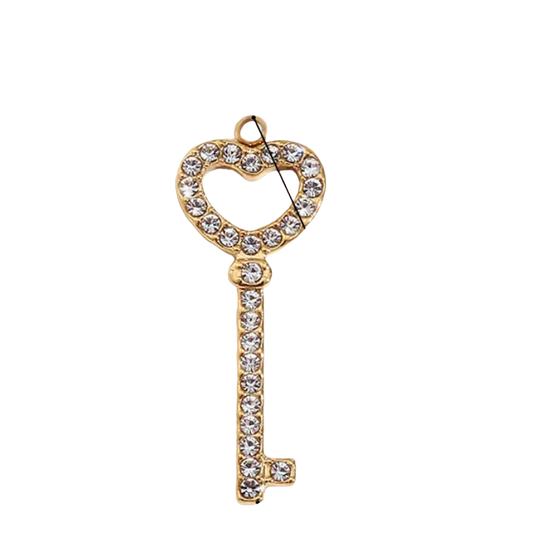 Rhinestone Key Charm XMTX Collections
