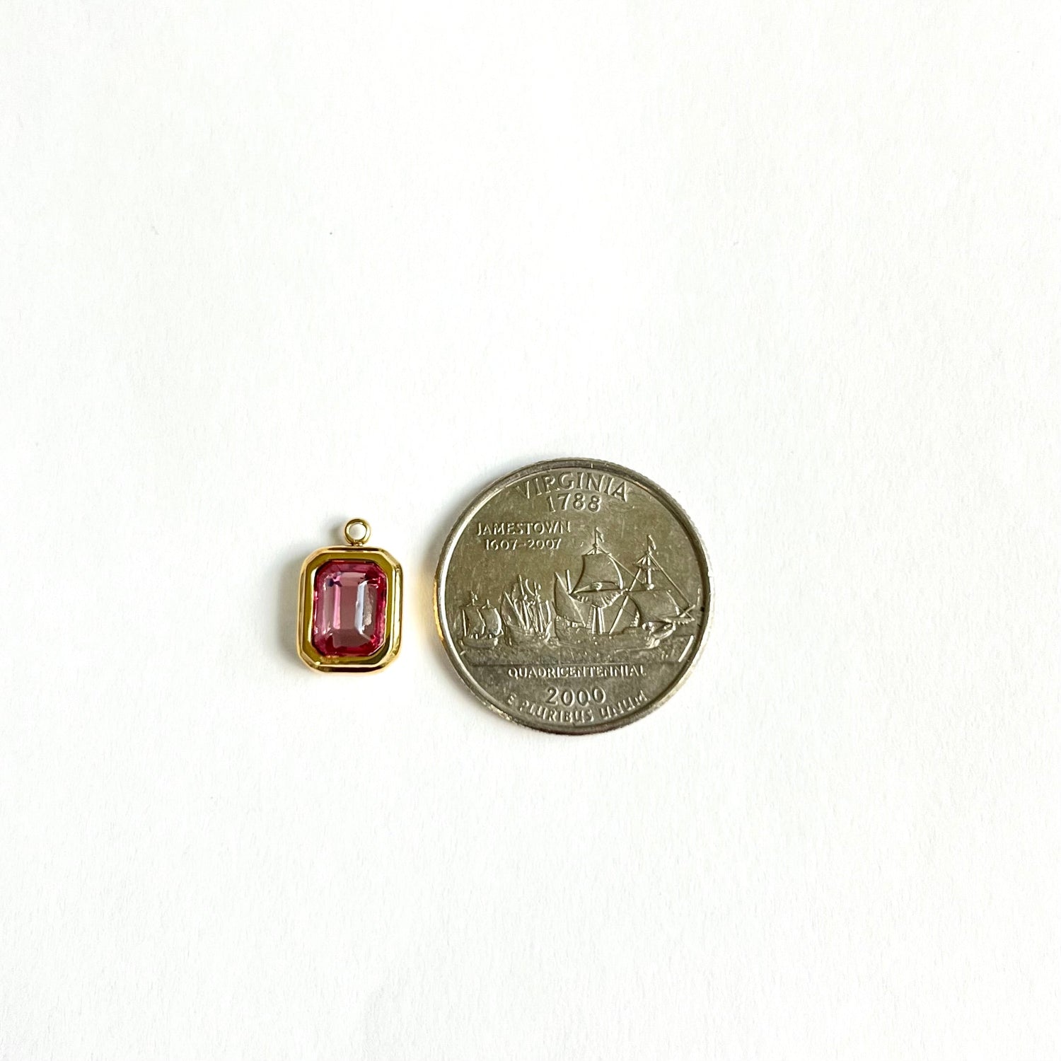 Pink Rhinestone Charm XMTX Collections