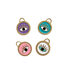 Enamel Colorful Evil Eye Charm XMTX Collections