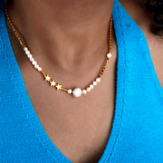 Stars & Pearls Necklace