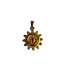 Sun Face Gold Charm XMTX Collections