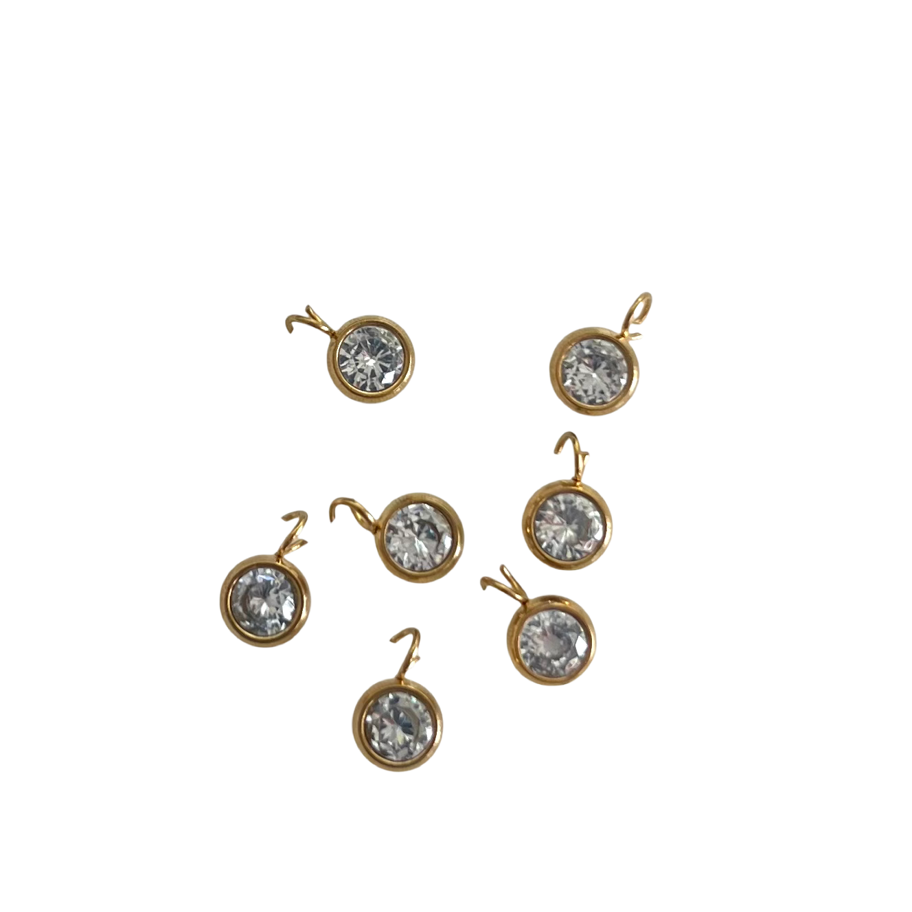 Round Rhinestone Charm XMTX Collections