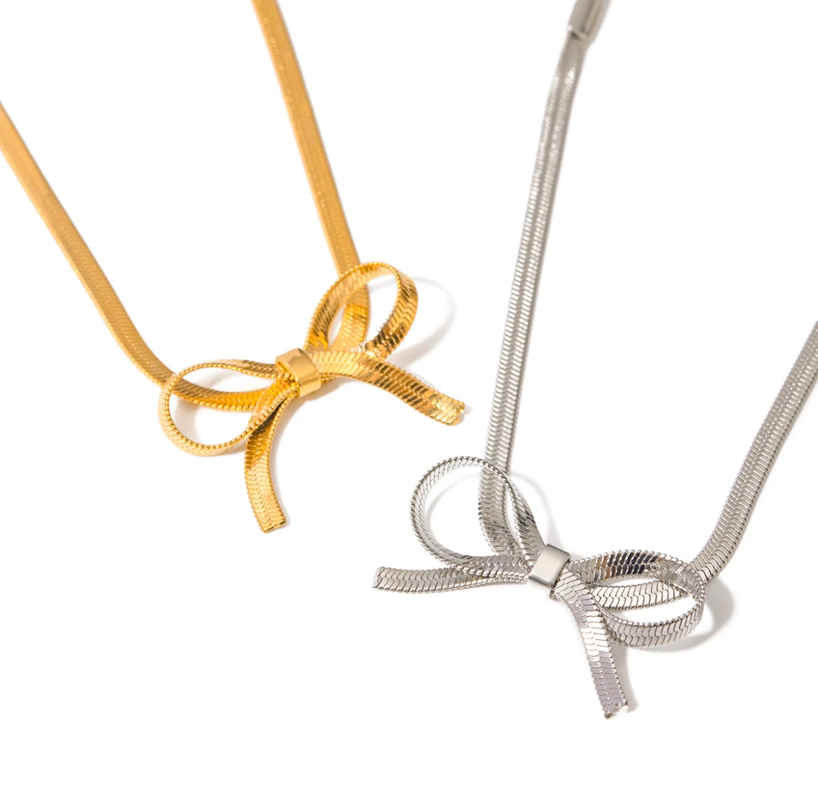 Bow Snake Link Bracelet XMTX Collections