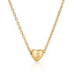 Heart Initial Necklace XMTX Collections