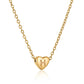 Heart Initial Necklace XMTX Collections