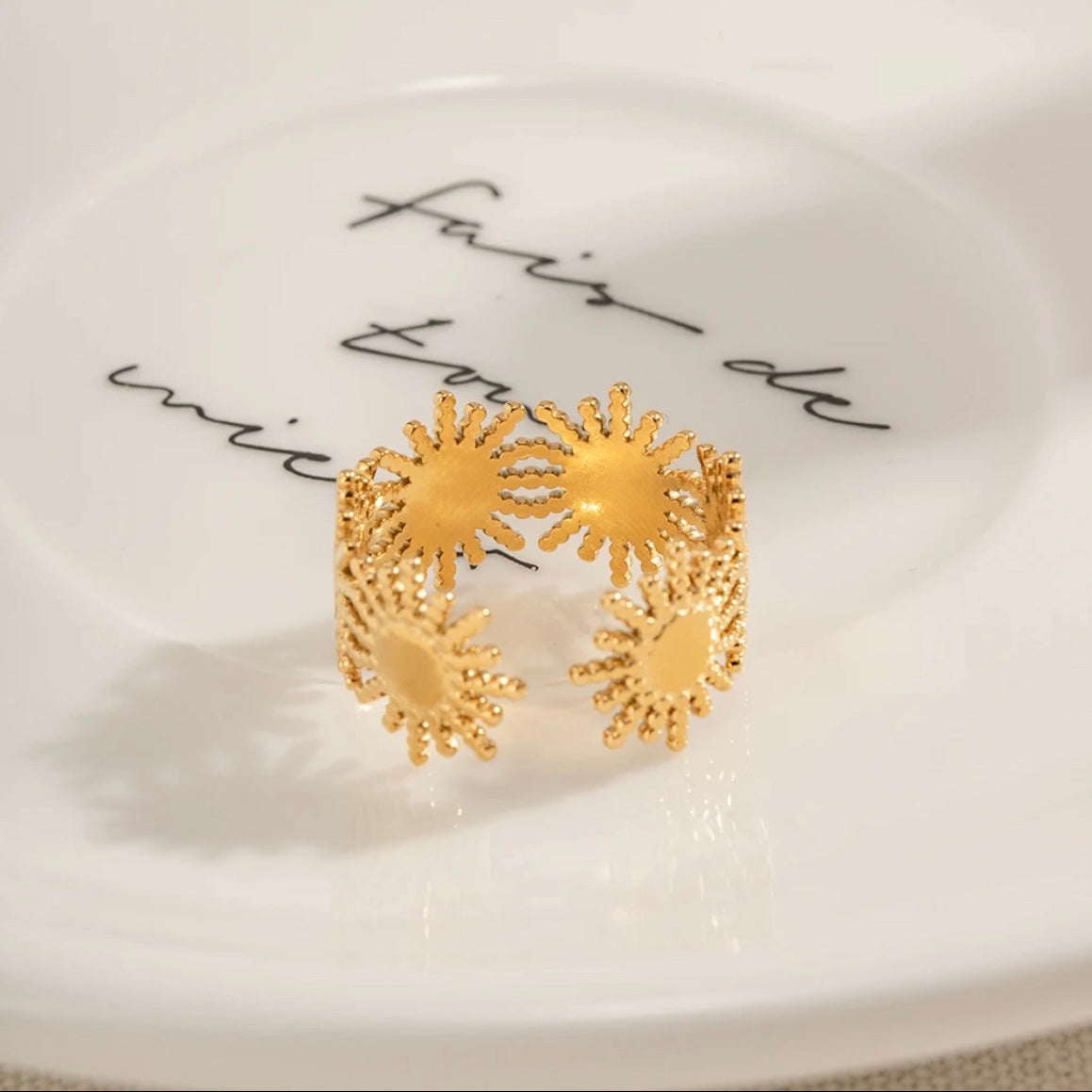Sun Open Ring XMTX Collections