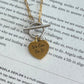 Gold Heart Blank Pendant XMTX Collections