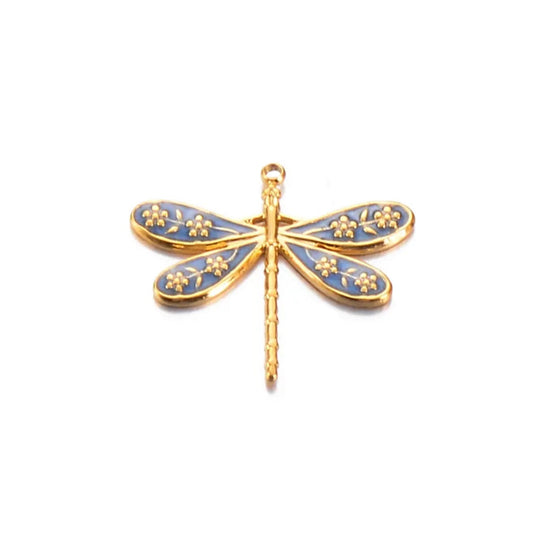 Blue Dragon Fly Charm XMTX Collections