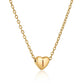 Heart Initial Necklace XMTX Collections
