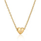 Heart Initial Necklace XMTX Collections