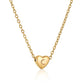 Heart Initial Necklace XMTX Collections