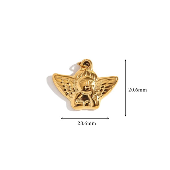Gold Angel Charm XMTX Collections